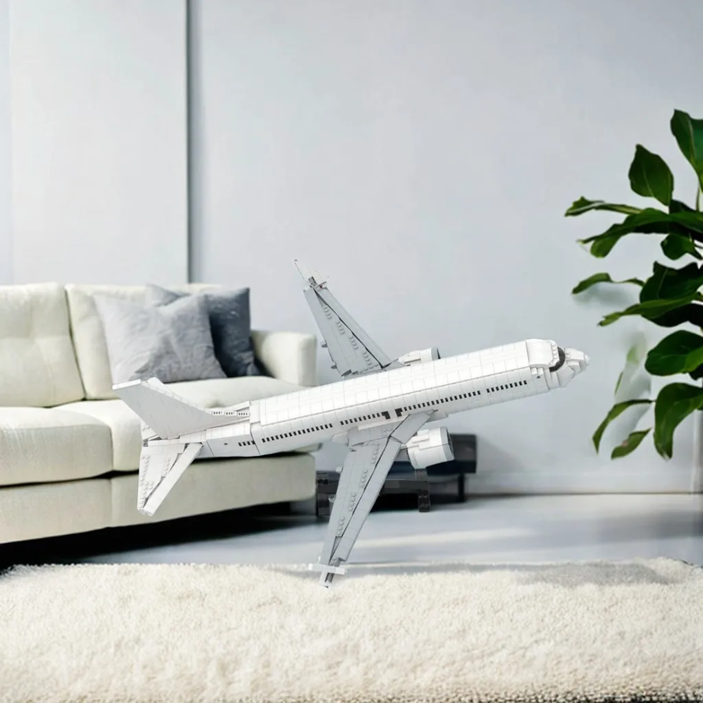 

2249 pcs Moc Boeing 737 Max 8 Airliner Model Building Blocks Educational Model Birthday DIY Toys Gift