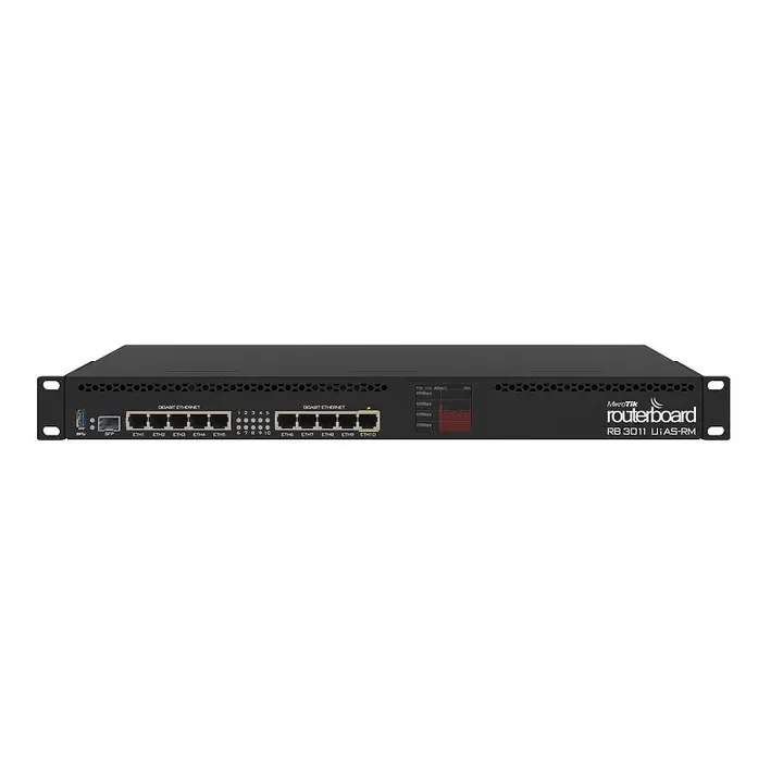 

Spot MikroTik RB3011UiAS-RM ROS Gigabit Router 11 Port Dual Core 1.4GHz