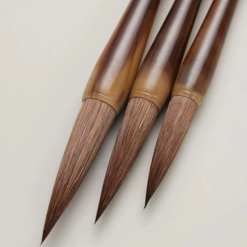 Sable Calligraphy Brush Set Professional Running Script Landscape Sable Painting Brush Writing Brush Kit Art Supplies Beginners