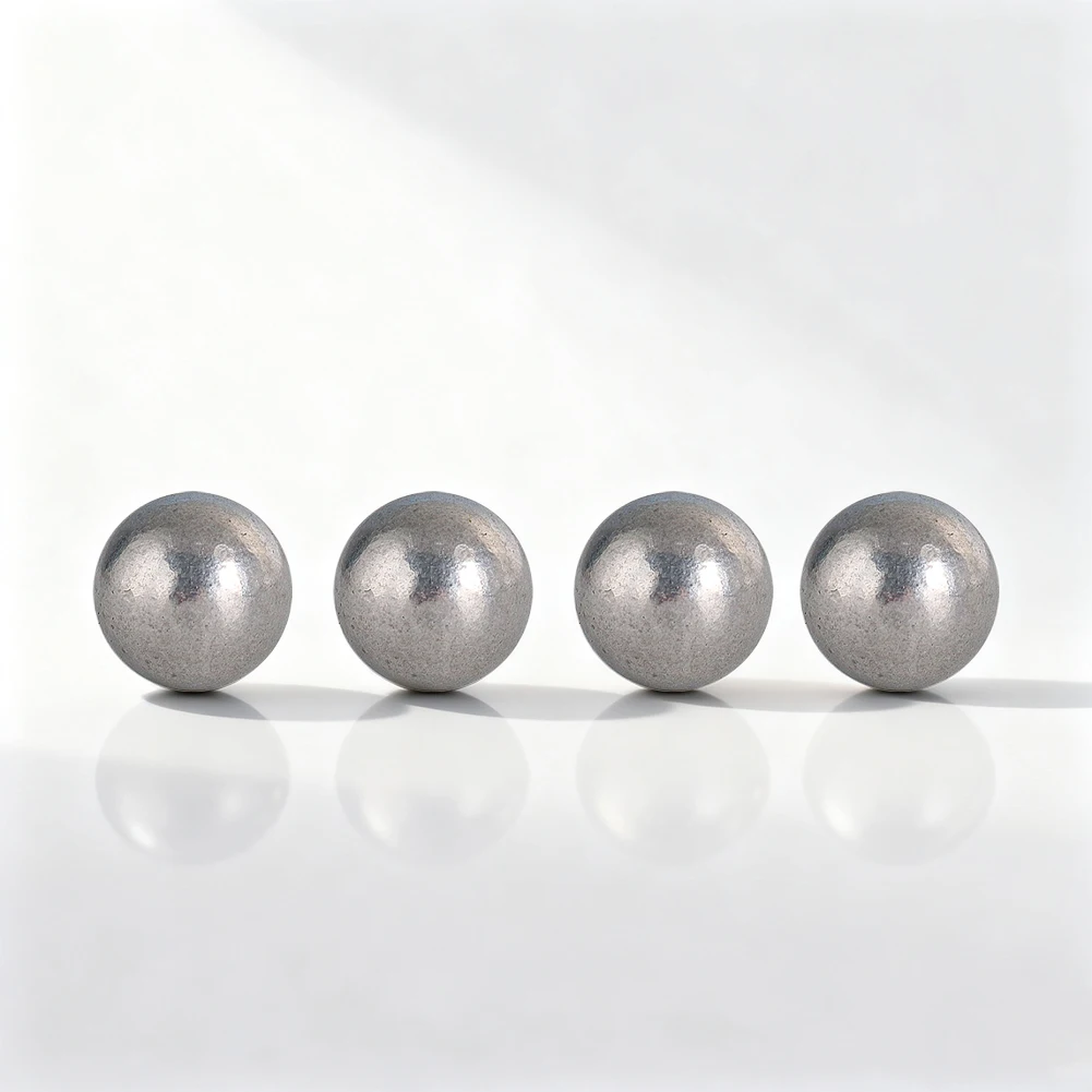 2pcs 10mm Pure Aluminum Balls Specimen Collection High Precision Solid Round Ball Experimental Research Figurines Miniatures