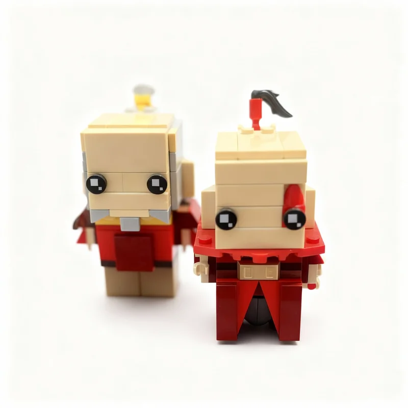 200 peças MOC Zuko Iroh Avatar O Último Dominador do Ar Brickheadz Blocos de Montar Brinquedos de Arquitetura Presentes de Natal