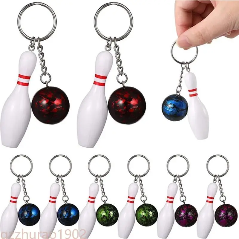 97qb Bowling Pende Cooling Pin Pin Pin Keyring