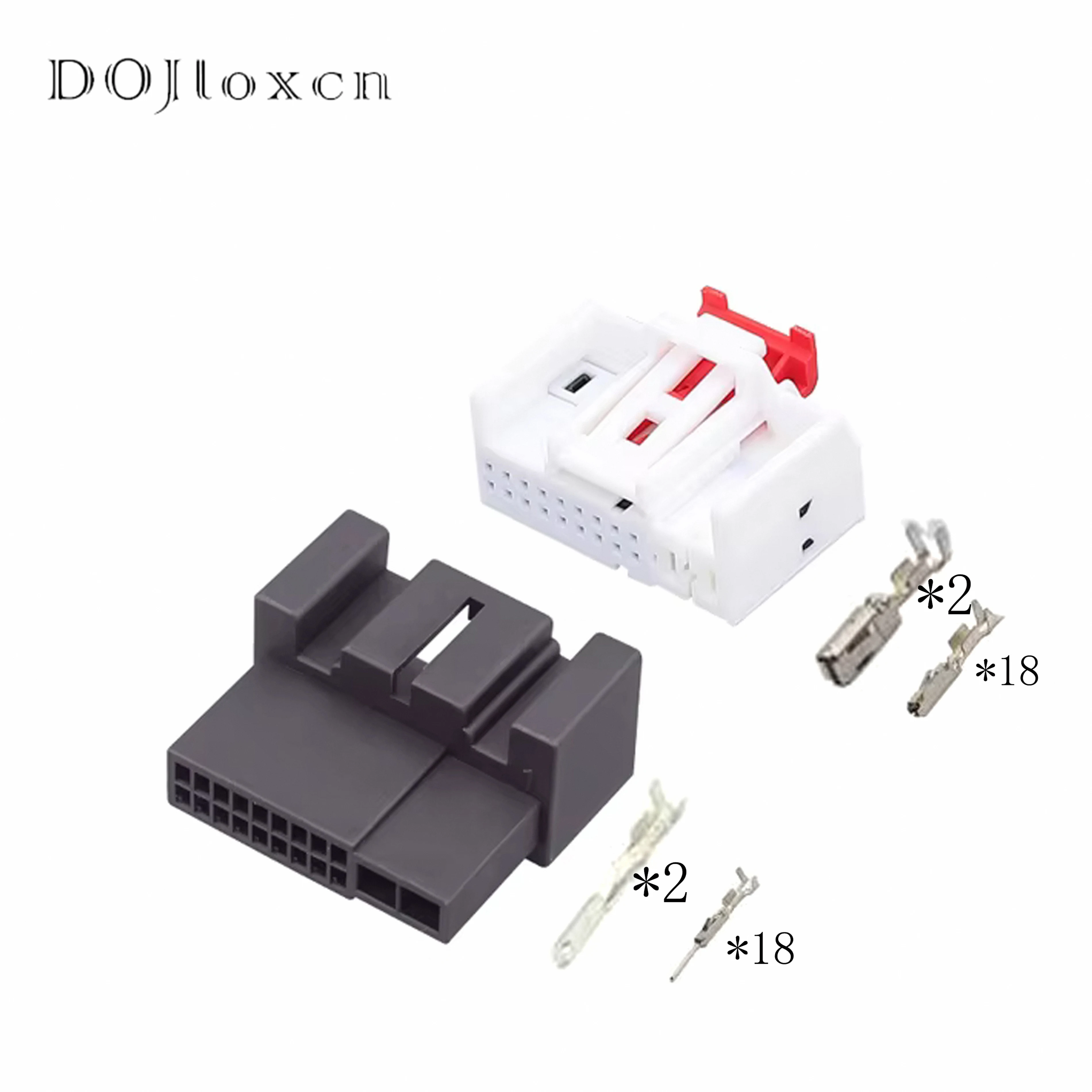 20 Pin 1-1394803-1 1K0971975 Automotive Air Conditioning Controller Door Module Controller Plug 1-1394805-1 For Skoda