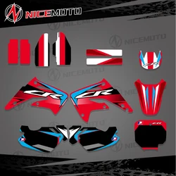 Graphics & background Decal Sticker Kit for Honda CR85R CR85 LIQUID Cooled 2 Strokes 2003 - 2012 2005 2007 2010 CR 85 85R