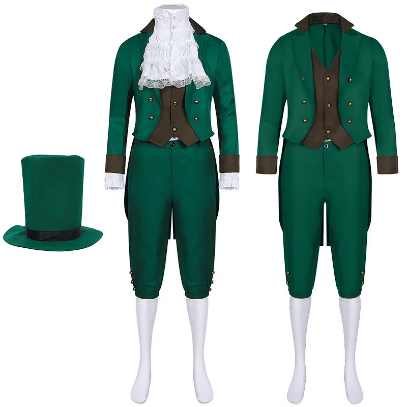 

Halloween Men's Tuxedo Carnival Costume Stage Performance Clothes Irish Ethnic Women's Spring Fashion Traditional Outfit