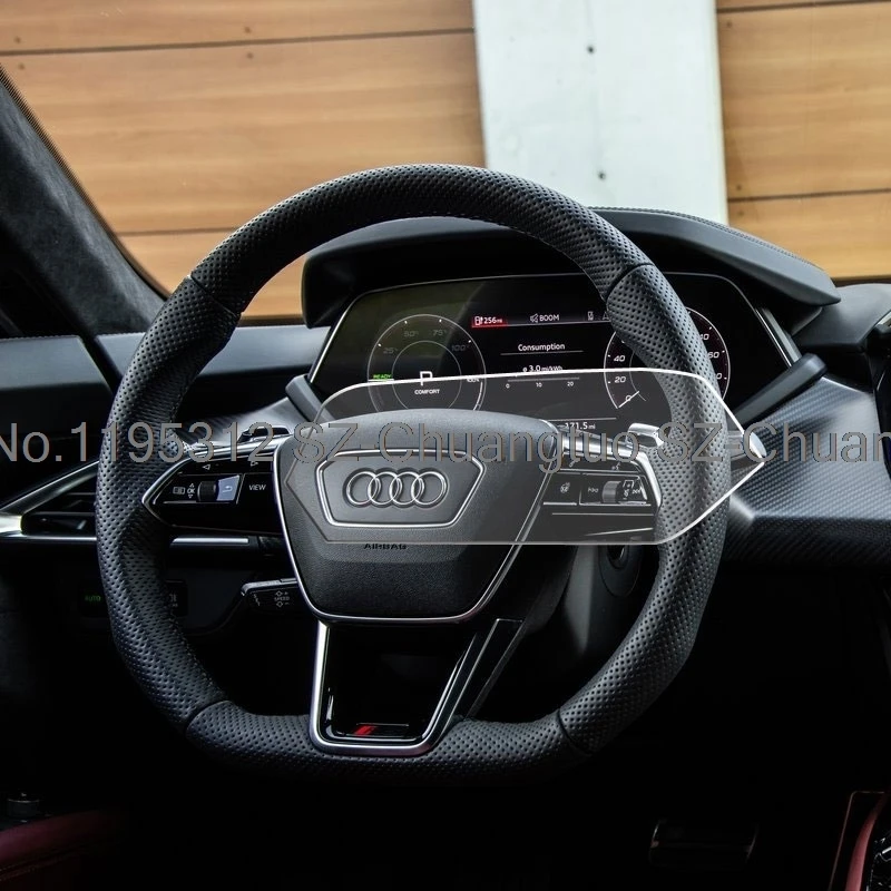 واقي للشاشة من الزجاج المقسى لأودي S e-tron GT RS e-tron 2024 2025 لوحة قيادة السيارة المضادة للخدش