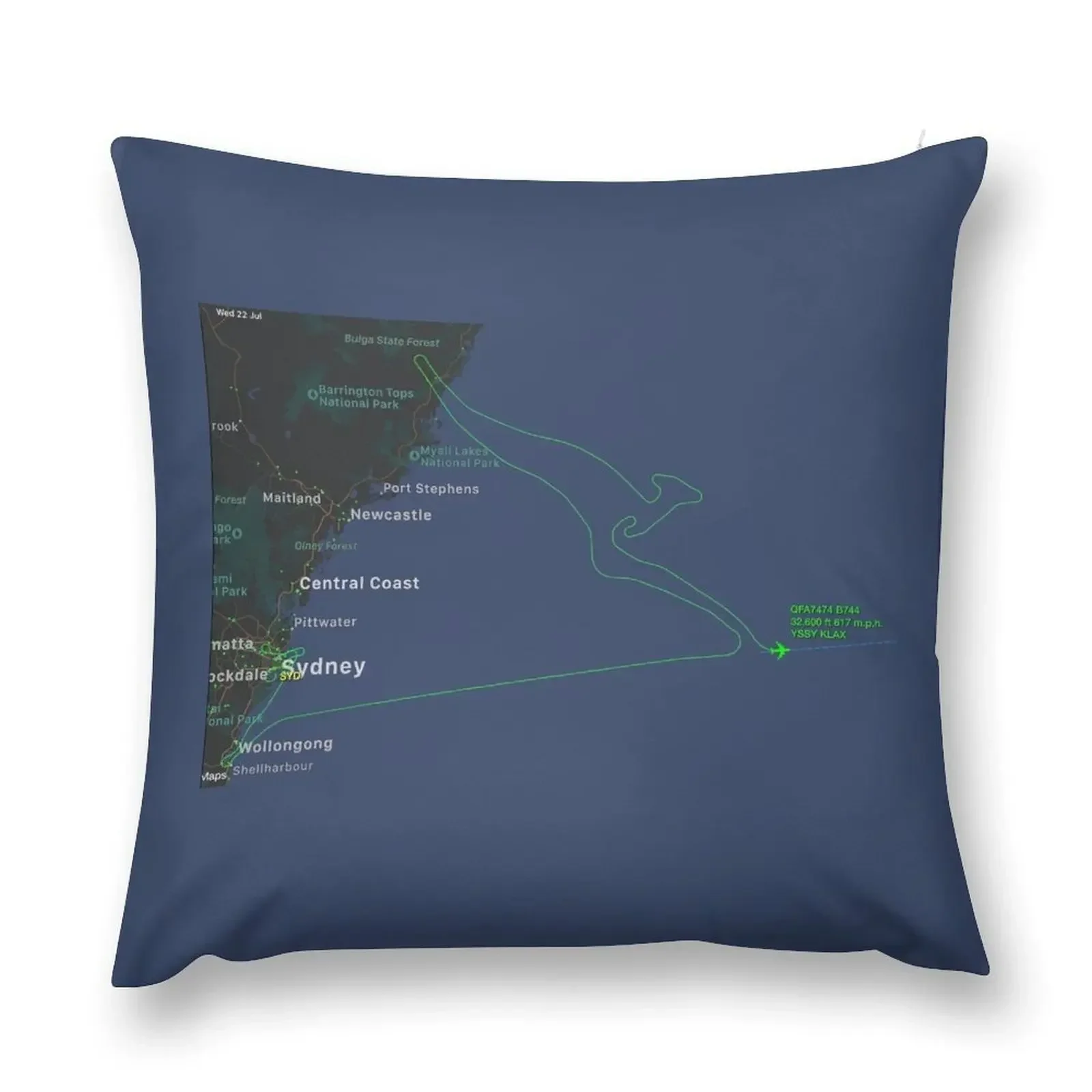 

The Last Qantas 747 leaves Australia Throw Pillow Pillowcases Cushion Covers Sofa Sofa Cushions pillow pillowcase pillow