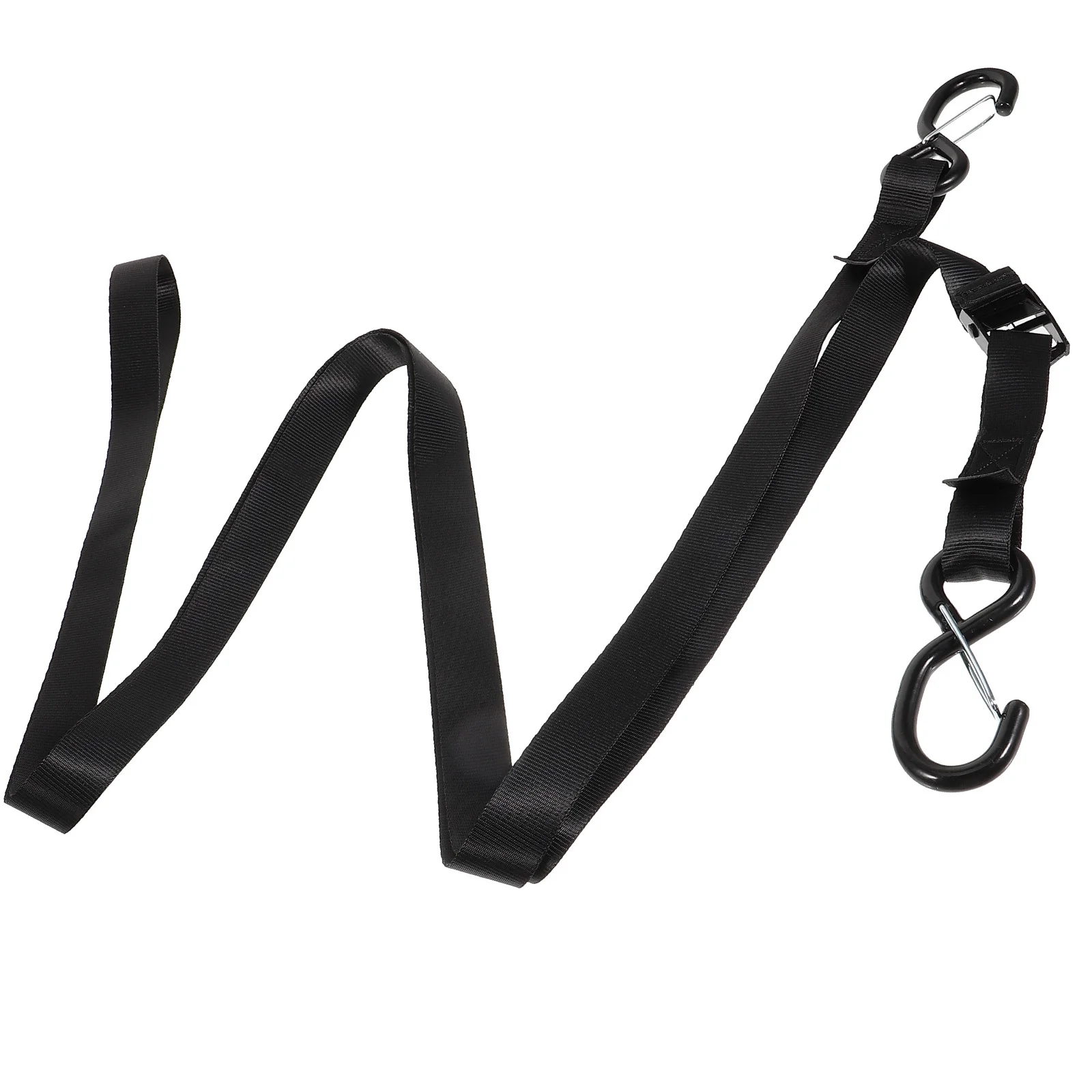 

Heavy Duty Outdoor Bike Cargo Strap Adjustable Polyester Cord with Hook Luggage Fixing Tie Down Strap for Travel