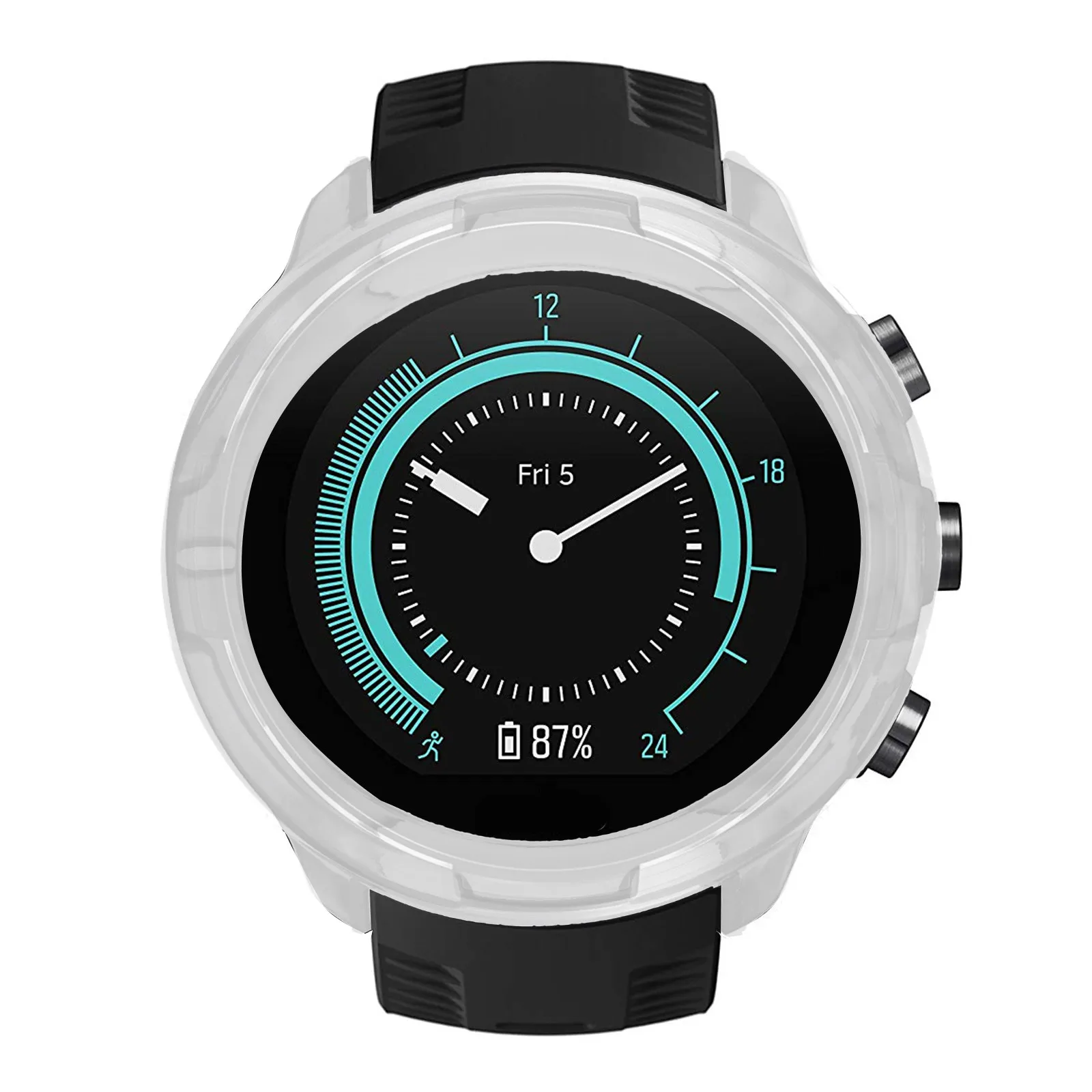 

1Pcs Tpu Smartwatch Protective Case Transparent Lightweight Shockproof Watch Shell for 7 Compatible Smartwatch