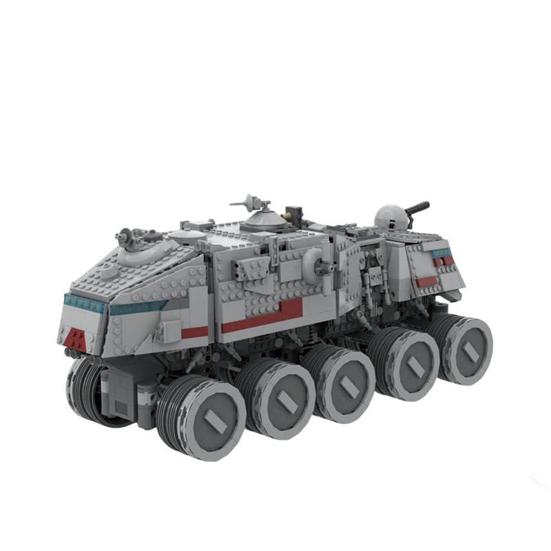 1531 PCS Star Battle 8098 Turbo Siege Tank Custom Tuning MOC Customize Modular Building Block Simple DIY Boy Toy Christmas Gift
