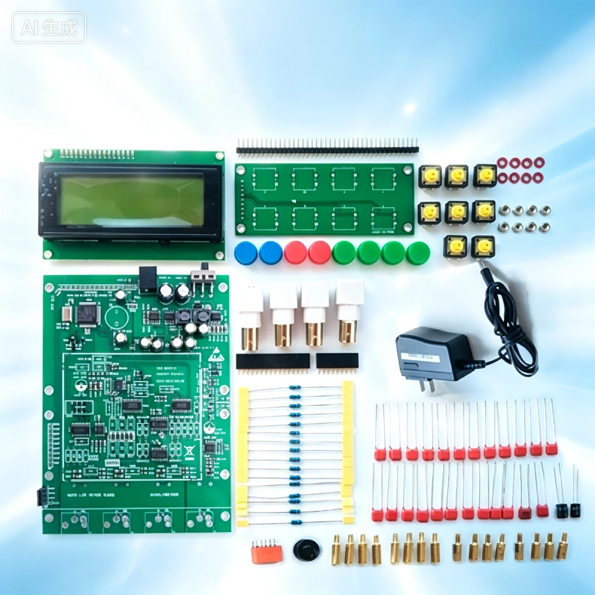 Professional Digital LCR Bridge Board for XJW01, 0.3% Accuracy DIY Kit