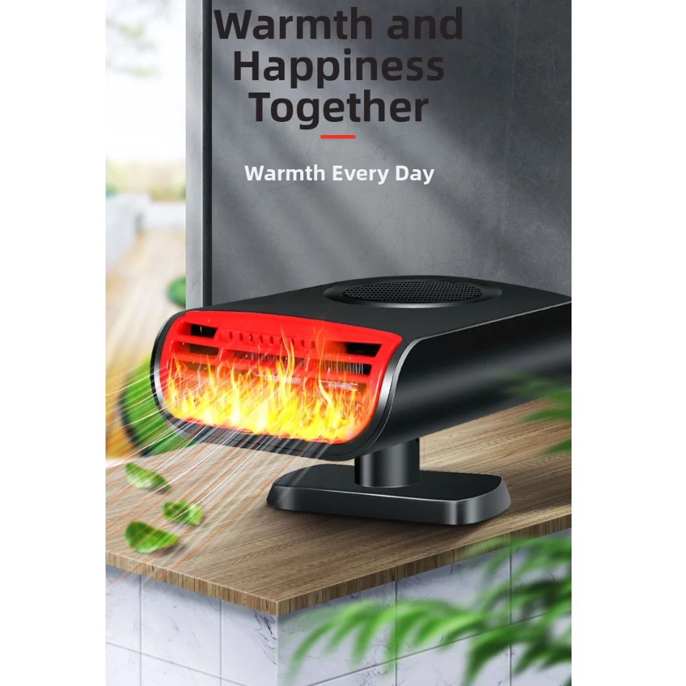 150W Car Heater for Windshield Defrosting and Defogging Portable and Suitable for Use in Sedans SUVs Taxis and RVs