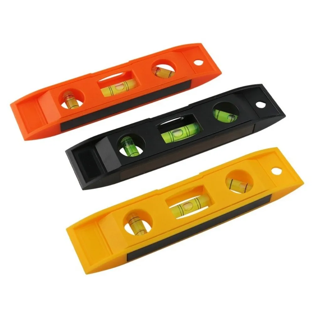 6 Inch Magnetic Level Light Compact Body Built In Magnet Measuring Level Clear Bubble Vial Accurate Readout Mini Spirit Level