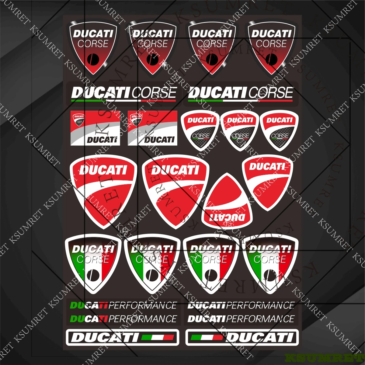 

Vinyl For Ducati Sticker Decals Motorcycle Stickers