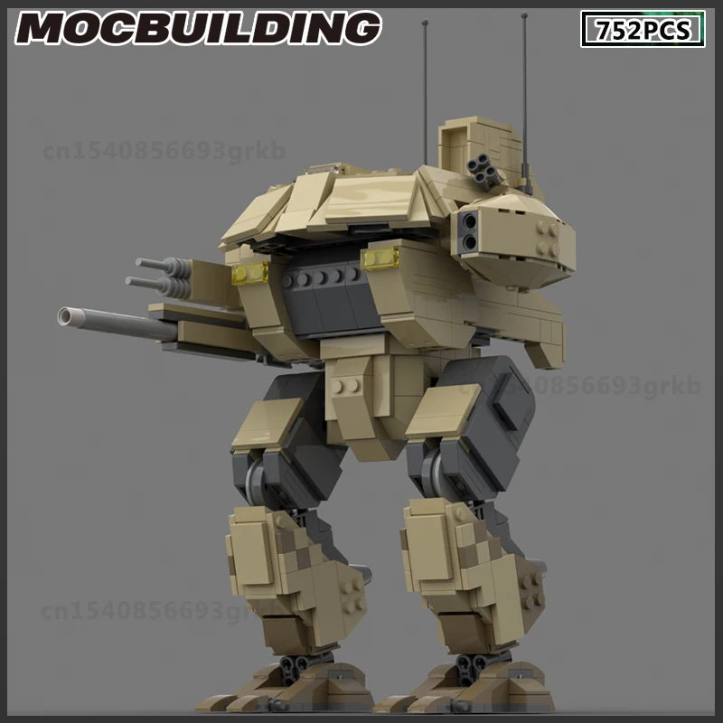 MOC Building Blocks Walker Battle Robot Model DIY Bricks Assembling Toys Set Military Series Christmas Gifts Birthday Present