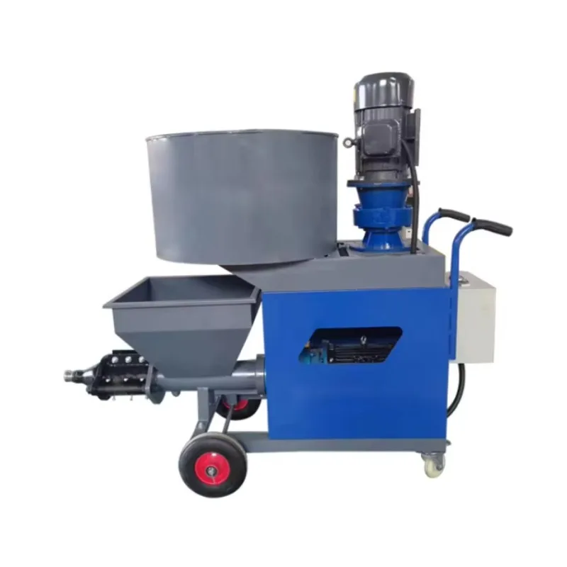 

High Pressure Mixing And Spraying Integrated Mortar Sprayer Electric Mini Stucco Pump Cement Sand Mortar Spraying Machine