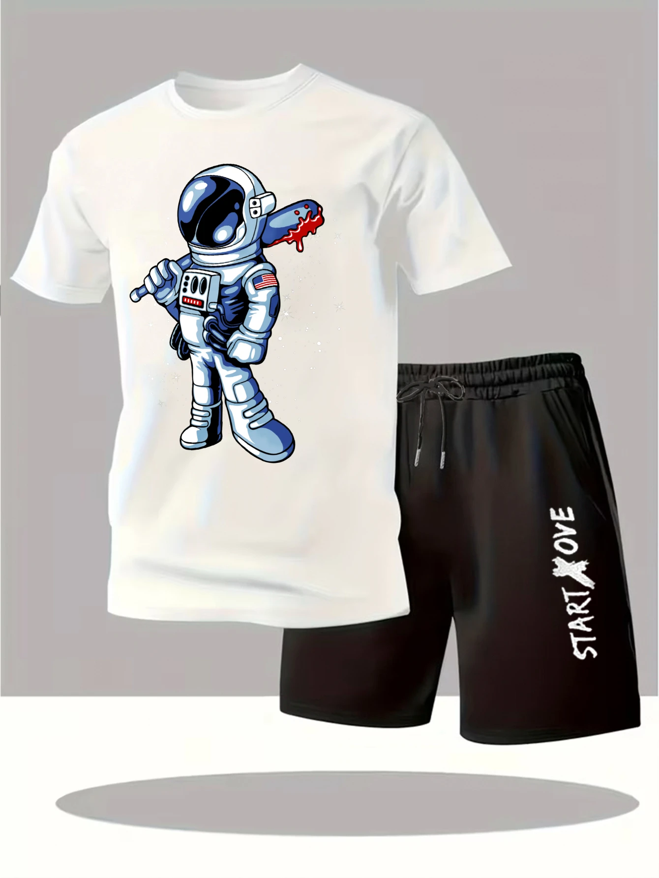 Men's sets 2025 New Fashion tracksuit for man men's suits sets for men clothing set Printed Short sleeve Suit for man Graphic