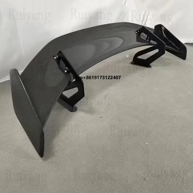 

Suitable for 2016-2023 718 Upgraded GT4RS Carbon Fiber Rear Wing Fixed Spoiler 718 982 Upgraded Performance