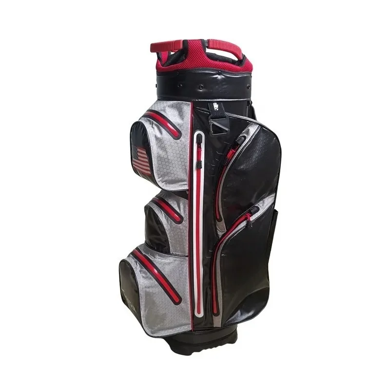 ملعب الجولف مقاوم للماء 14 اتجاهًا على حقيبة عربة الجولف في يوم المطر #3