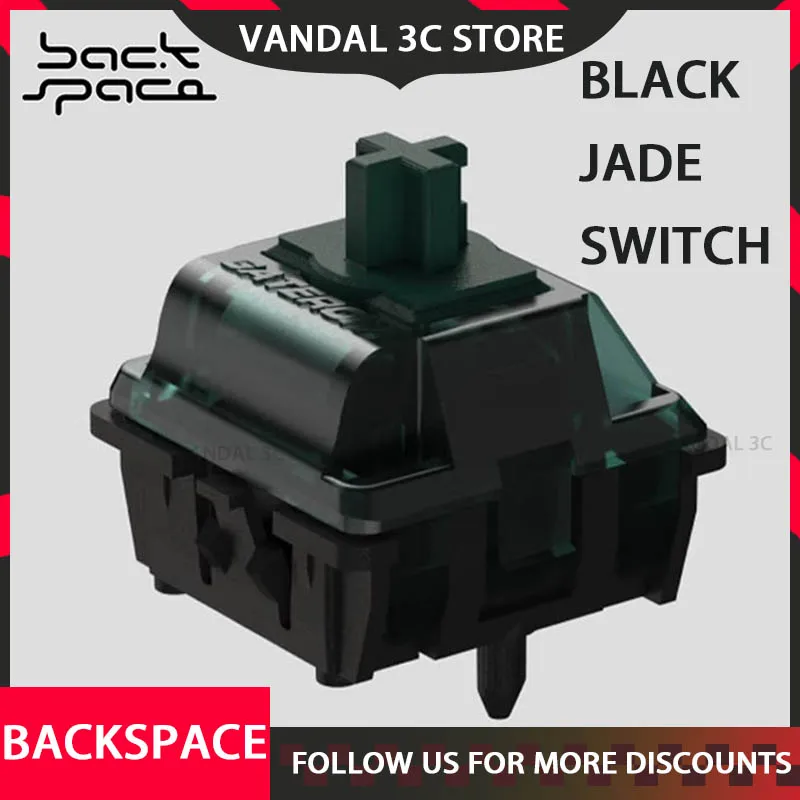 Backspace Black Jade Switches Linear Magnetic Customization Axis Mahjong Sound Switch For Desktop Keyboard Accessories Gift