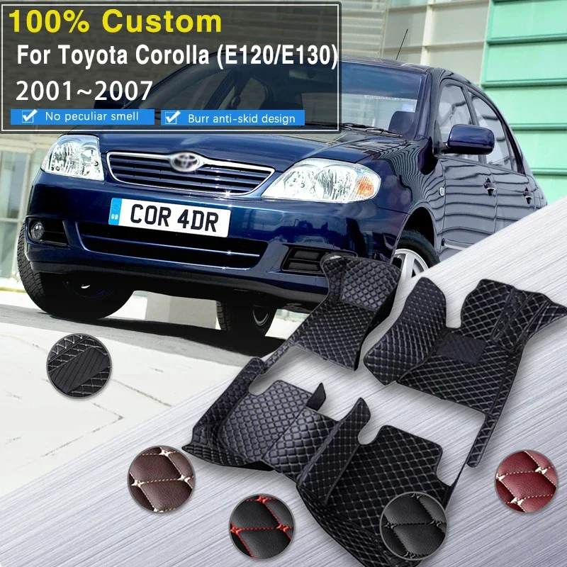 

Complete Car Floor Mats For Toyota Corolla E120 2001~2007 Waterproof Protection Car Mats Fully Set Acesorios Para Autos Car Acce