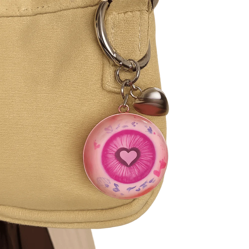 Schlüsselanhänger mit Auge im Gothic-Stil aus Harz, Augen-Charms, Halloween-Augen-Schlüsselanhänger, handgefertigtes lustiges Design, Augen-Schlüsselanhänger – Detail 10