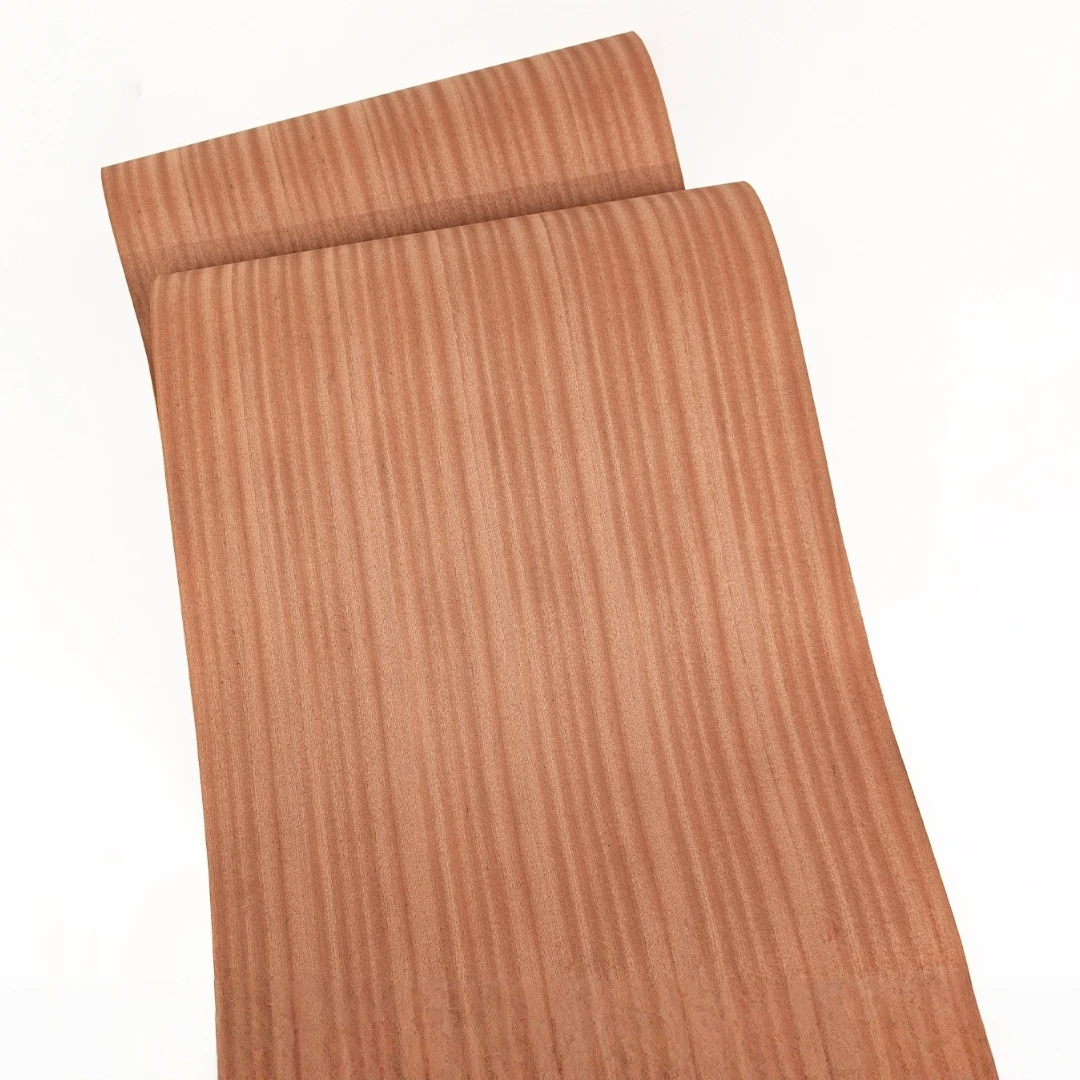58x250cm Natural Sapele Straight Grain Wood Veneer for Furniture Cabinets Renovation Wall Panels Decor Projects Interior Design