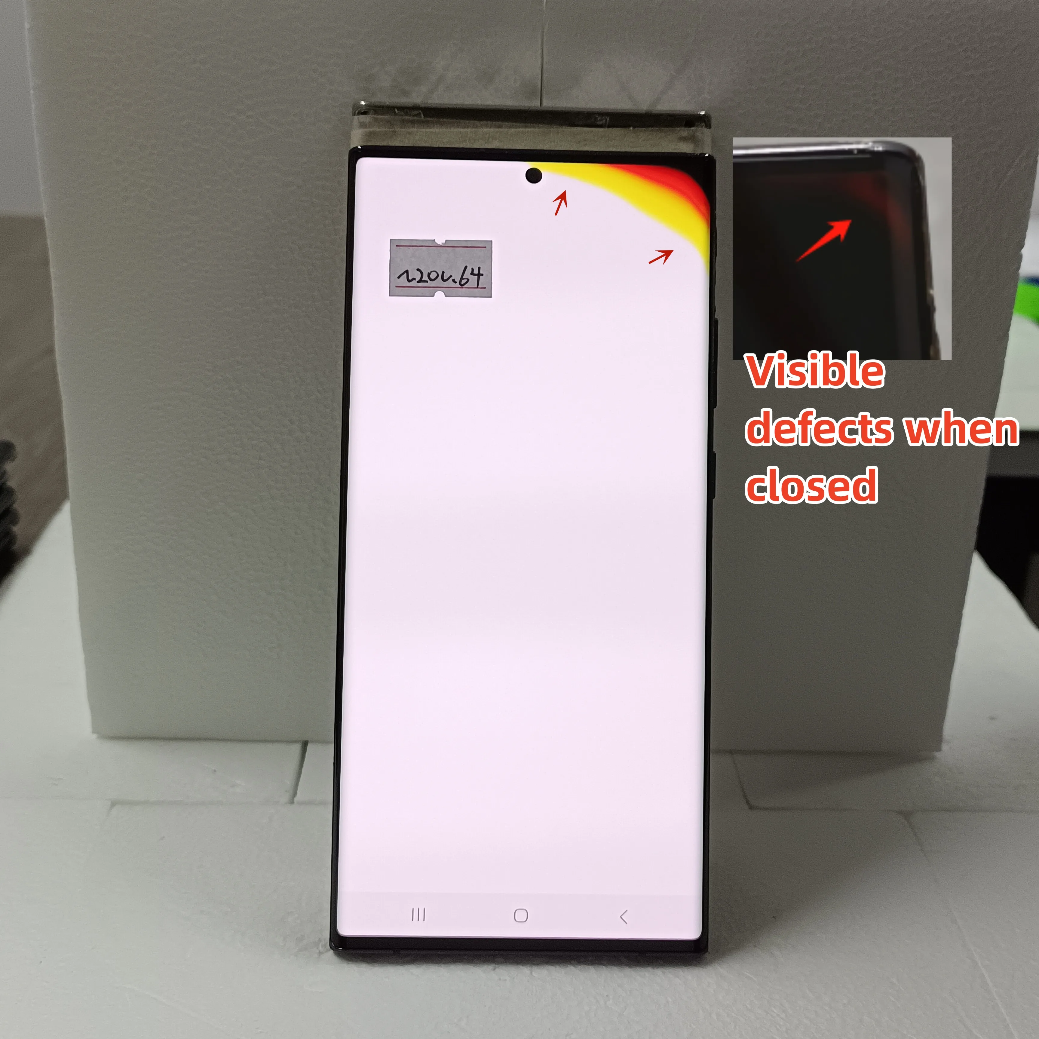 Imagem -04 - Amoled Toque N20u Display para Nota 20 Ultra Lcd para Samsung Galaxy Note20u N985 N985f N986b Tela de Toque N20u Digitador Reparação