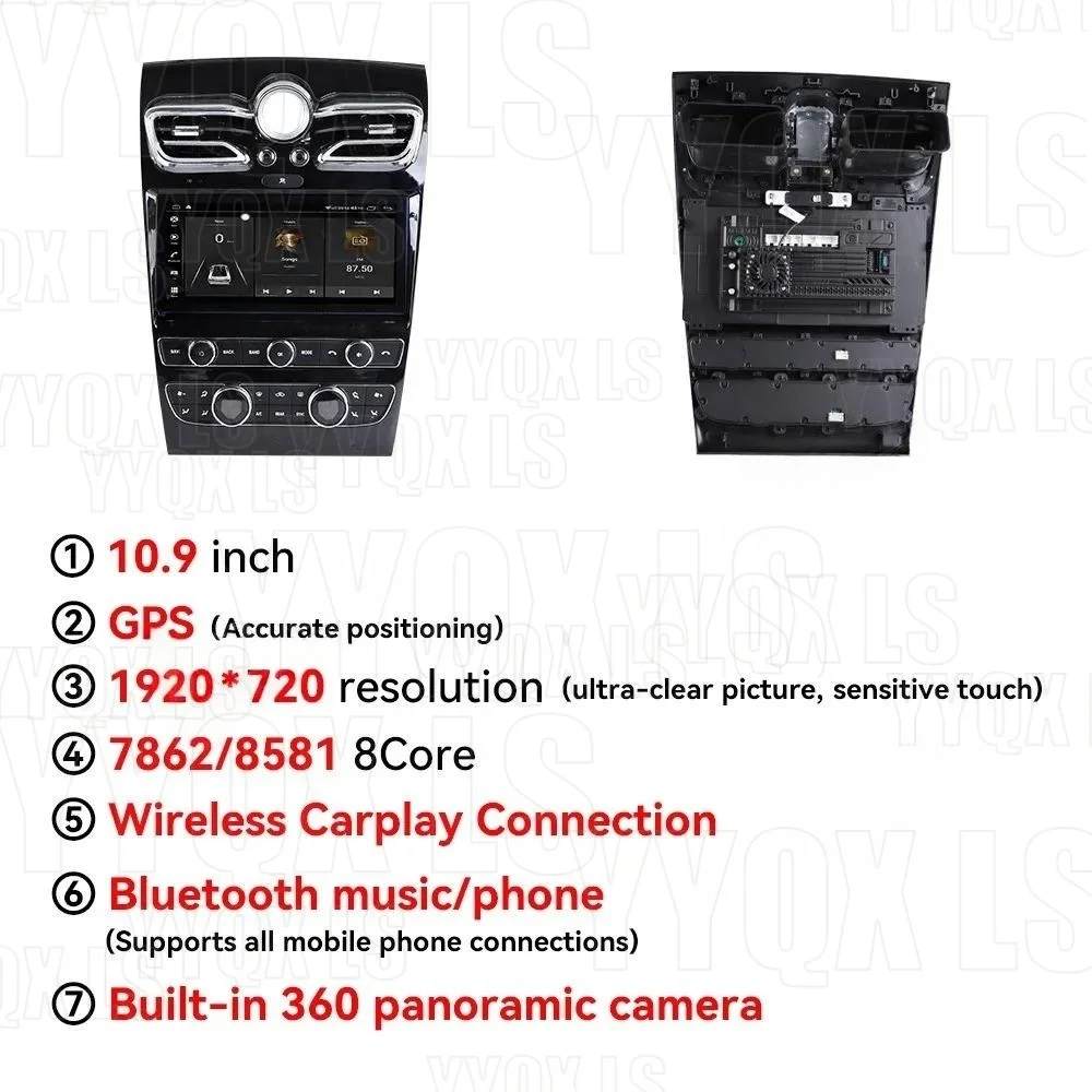 qing Android 15 For Bentley Flying Spur Continental 2005- 2019 Car Radio Carplay Autoradio Stereo Multimedia intelligent Auto
