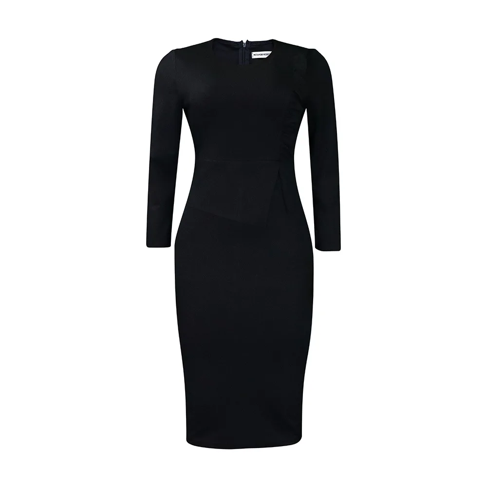 ladies black pencil dress High Waisted Pencil Dress main image 0