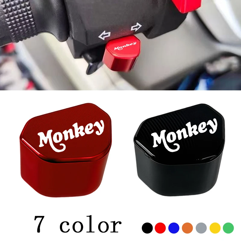 

Для Honda Monkey125 Z 120 125 Monkey Z125 Z120 аксессуары с ЧПУ, алюминиевый переключатель мотоцикла, кнопка переключателя указателя поворота, колпачок для ключей