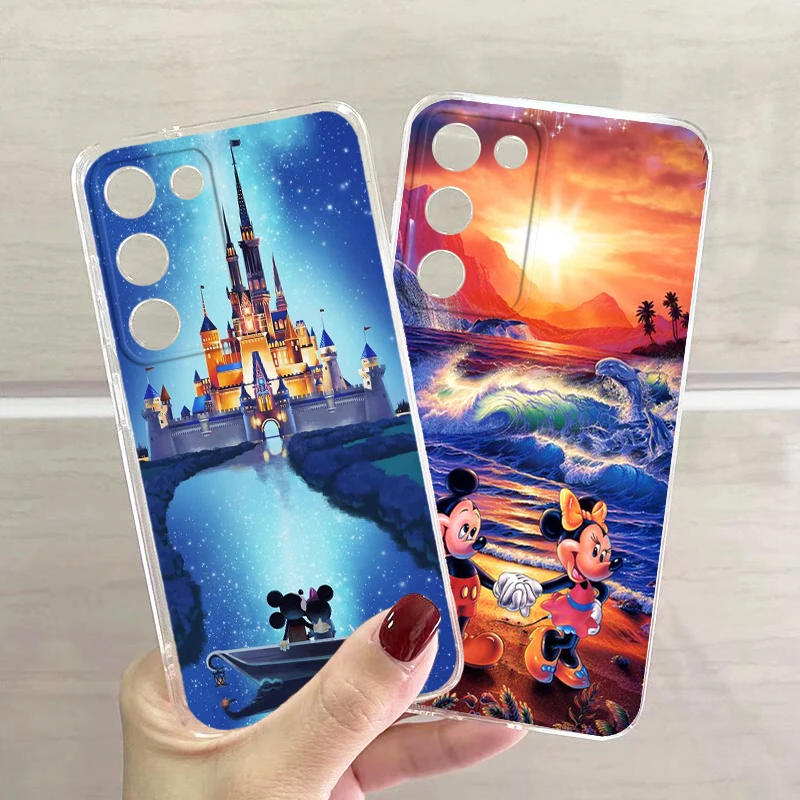 

Disney Mickey Minnie New Year For Samsung A53 A52 A54 A13 A12 A32 A71 A33 A73 A72 A51 A23 A21S 5G Transparent Phone Case