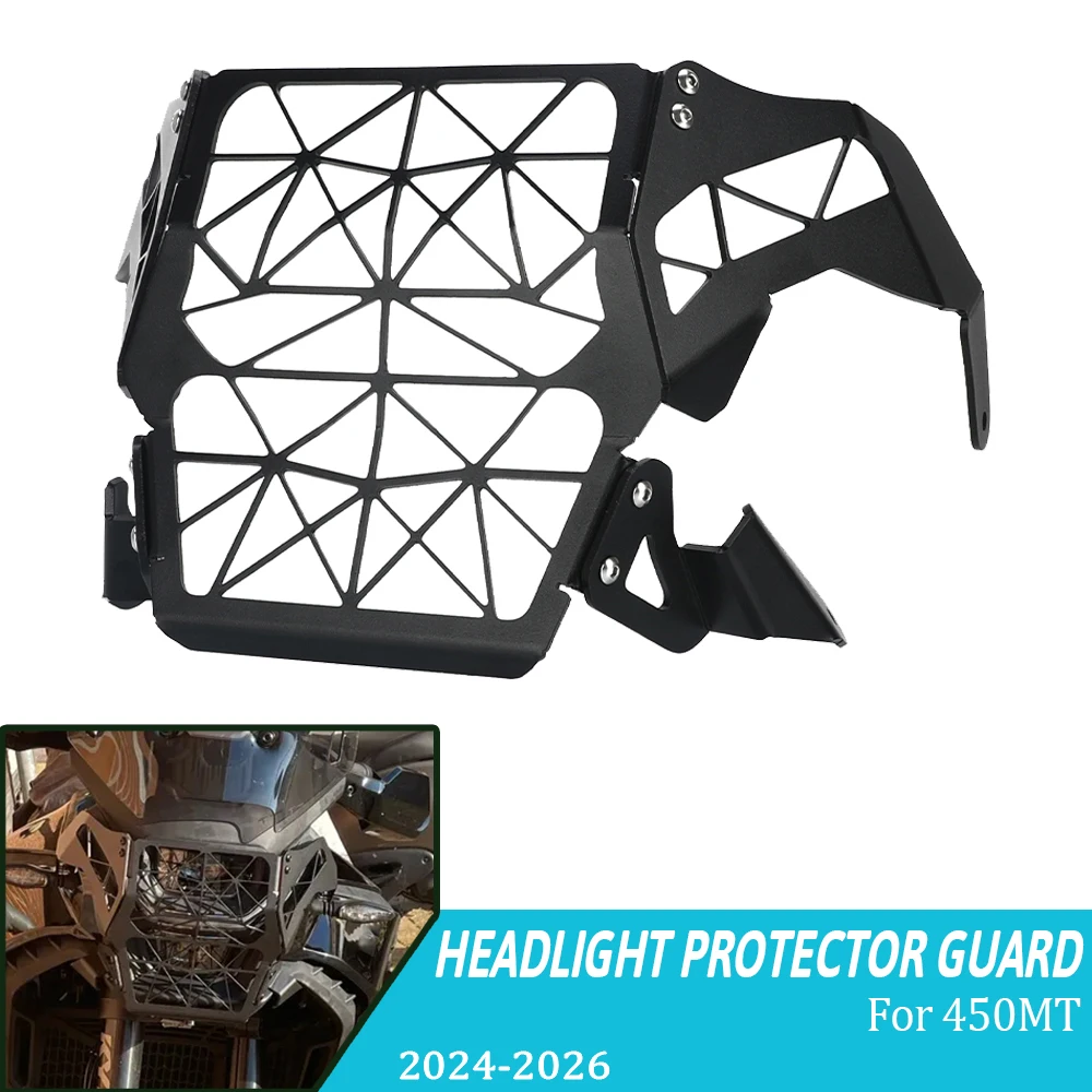 

For CFMOTO 450MT 450 MT IBEX450 IBEX 450 2024 2025 2026 Motorcycle Accessories Headlight Grille headlight guard Cover Protection