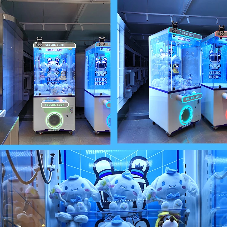 الراقية آلة بيع المخلب عملة تعمل الحيوانات المحشوة دمية الماسك آلة الجملة داخلي ألعاب من نسيج مخملي آلة لعبة مخلب