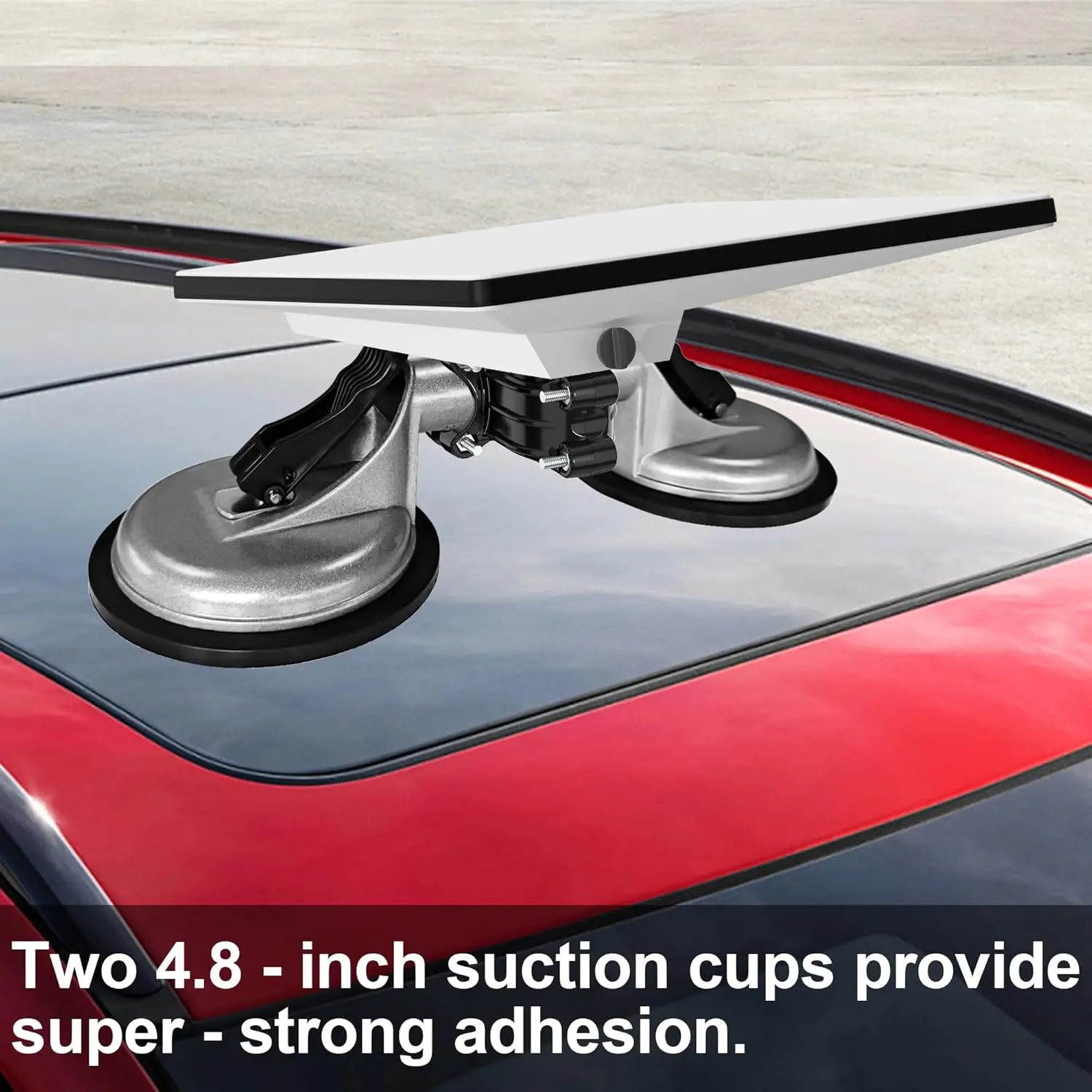 Starlink Mini V4 Mount Bracket, Strong Suction Cup,for Standard＆Enterprise Dish Smooth Surfaces Roof Sunroof Window Glass Mounts