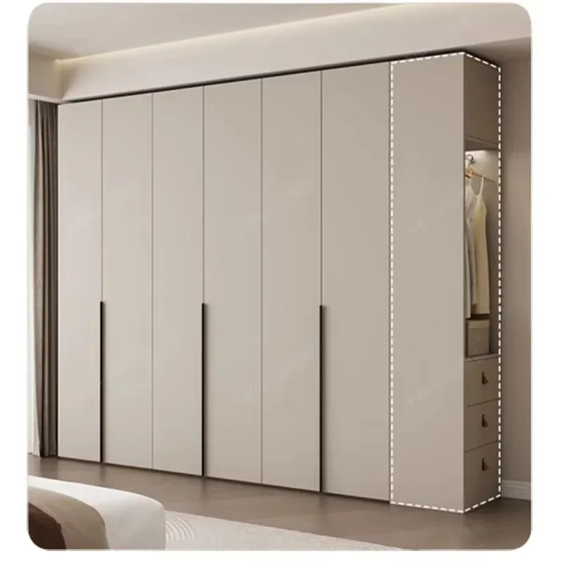 Luxury Orgnizer Wardrobes Aesthetic Vertical Wooden Organizer Wardrobe Clothes Living Room Armario De Ropa Bedroom Furniture