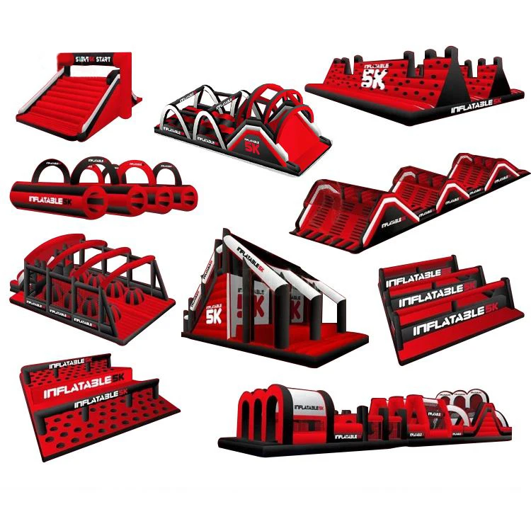 Price hot-selling 5km obstacle/land 5k game inflatable obstacle factory inflatable obstacle