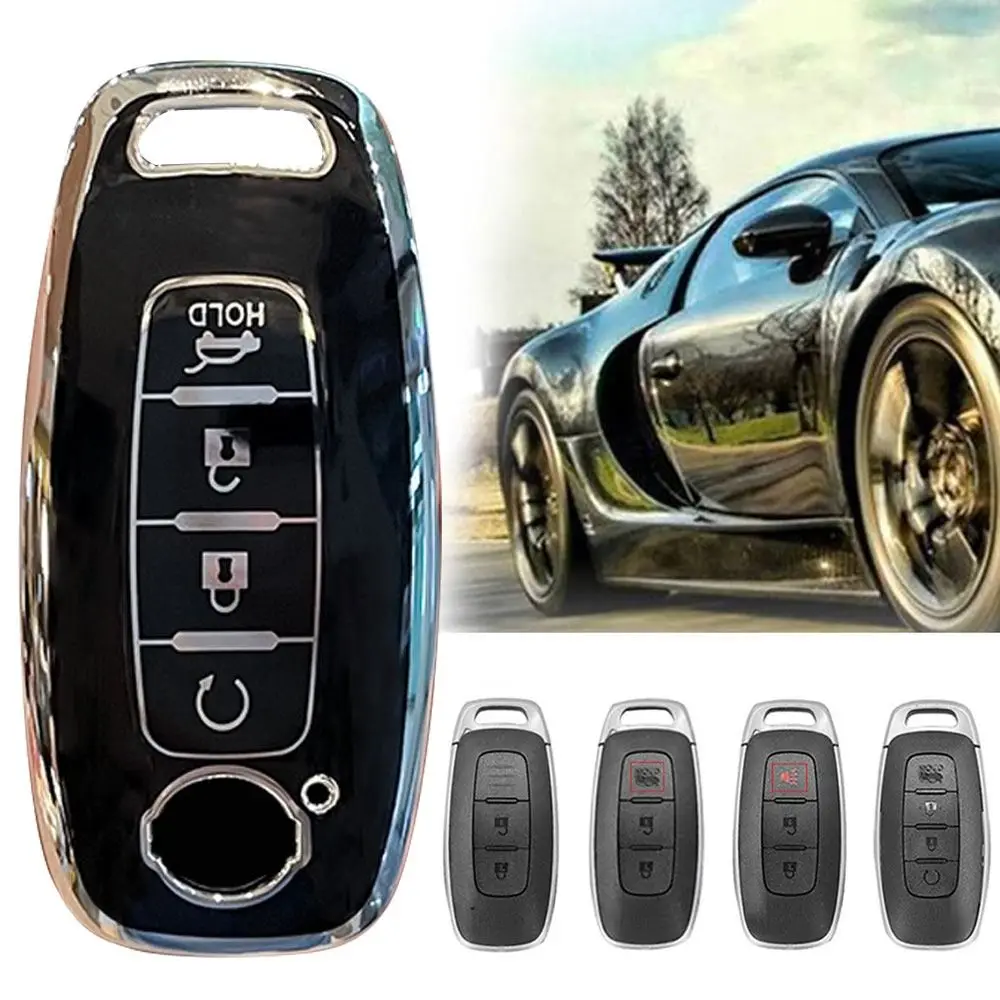 Remote Key Case TPU Key Protect Cover Shell for Nissan X-trail T33/Qashqai 2022 J12/Ariya/Altima/Teana 2022 2023 Car Accessories