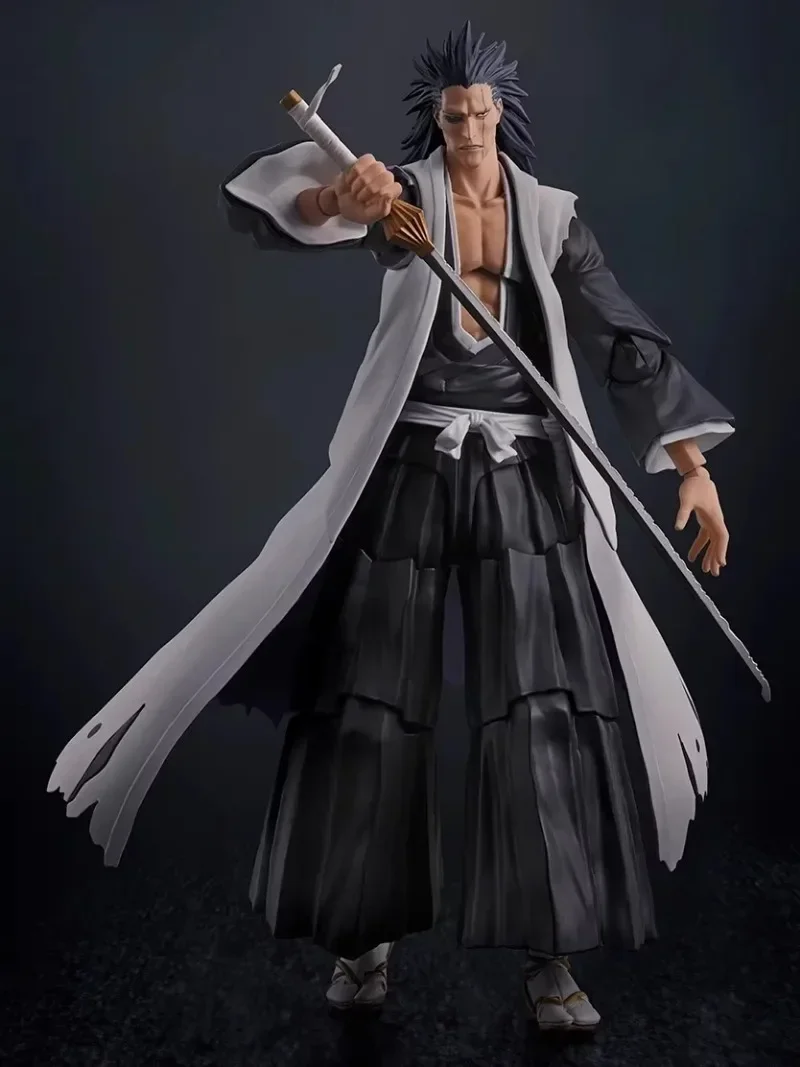 Bandai SHF Bleach พันปีสงครามเลือด Chapter กัปตัน 11th Division Kenpachi Zaraki Action Figure