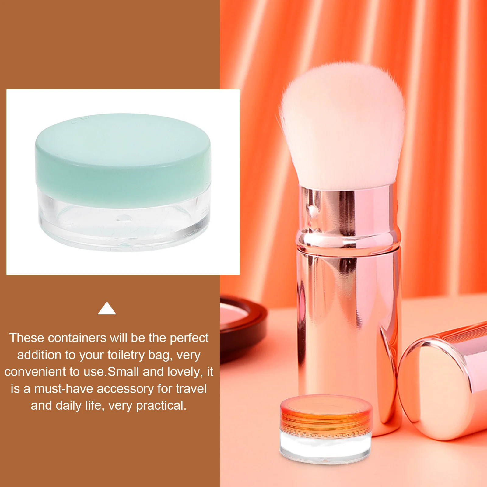 

100Pcs Refillable Face Cream Storage Bottles Leakproof Wide-Mouth Container Jars for Travel Cosmetics Empty Cream Boxes