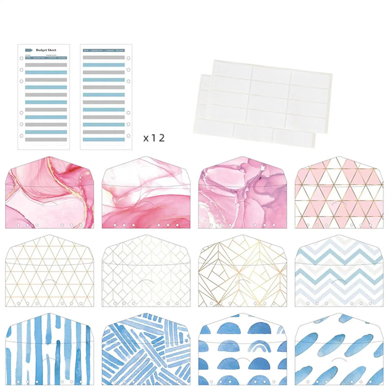 cash-envelopes-for-budgeting-12-pieces-with-labels-planner-budget-envelopes-money-saver-binder-for-deposit-receipt-coin-check