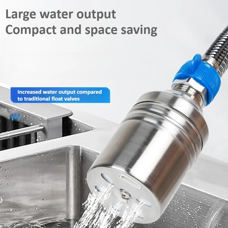 304 Stainless Steel Float Ball Valve 1/2 