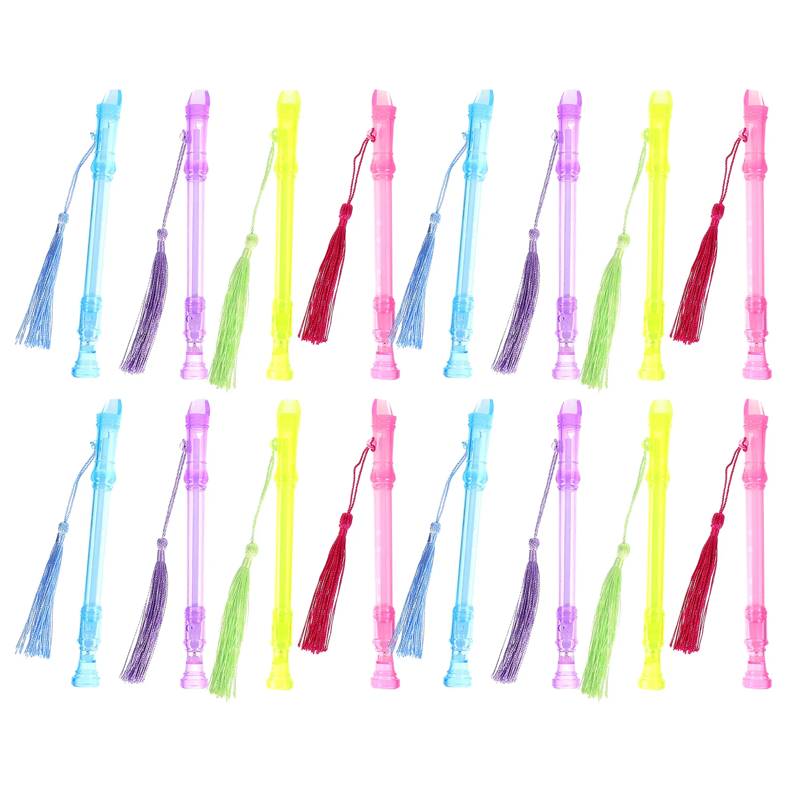 

20 Pcs Flute Shaped 0.38mm Black Transparent Gel Ink Pens Students Stationery Creative Writing Drawing Office Supplies Bulk