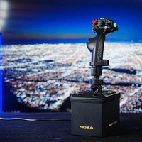 MOZA AB6 force feedback MHG joystick set FFB force, DCS F18 simulated flight 2024