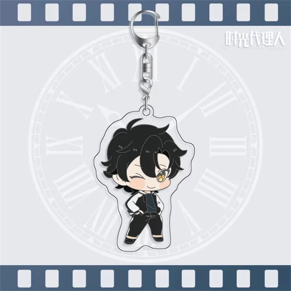 Anime Keychain hot Link Click Acrylic Key Chain Kawaii Bag Pendent Cheng Xiaoshi Lu Guang Cartoon Keyring Gift