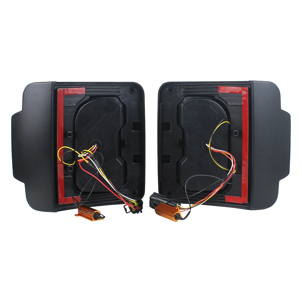 SXMA J363 LED Taillight LED Rear Tail Light Lamp Brake Lights Turn Signal Reverse Lights 2pcs for Jeep JK for Wrangler 2007-2017