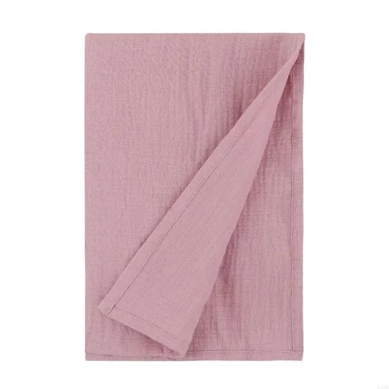 

L38E Stroller Blanket Baby Muslin-Swaddle Floral Print Travel Blanket Nursing Cover