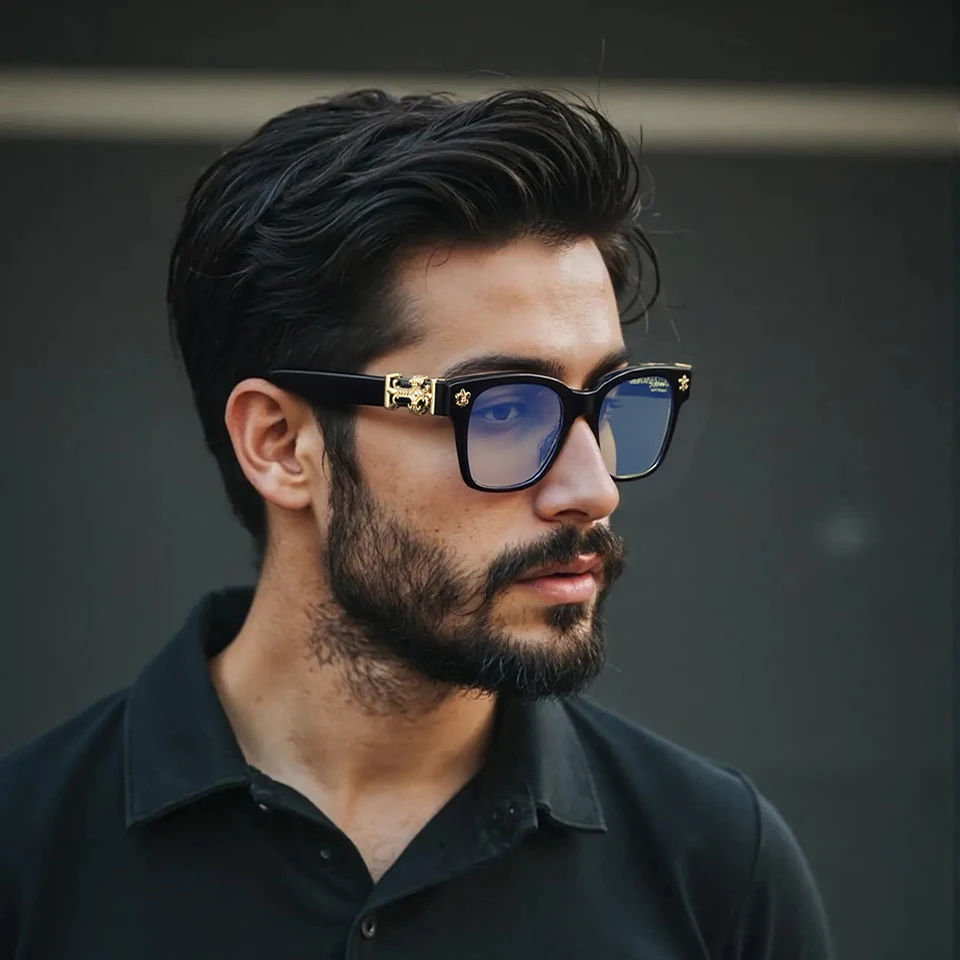 World Fashion Trend High end Brand Design Classic Women's Acetate Eyeglass Frame Casual Retro Simple Style Men's Luxury Glasses