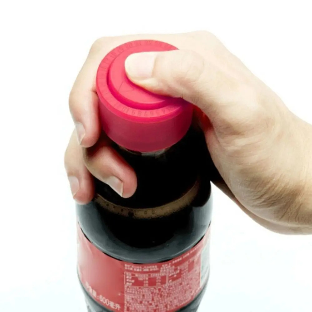 1Pcs Durable Air Tight Drink Sealer Frizzy Inflatable Soda Cap Cola Pump Reusable Beverage Saver Carbonation Keeper