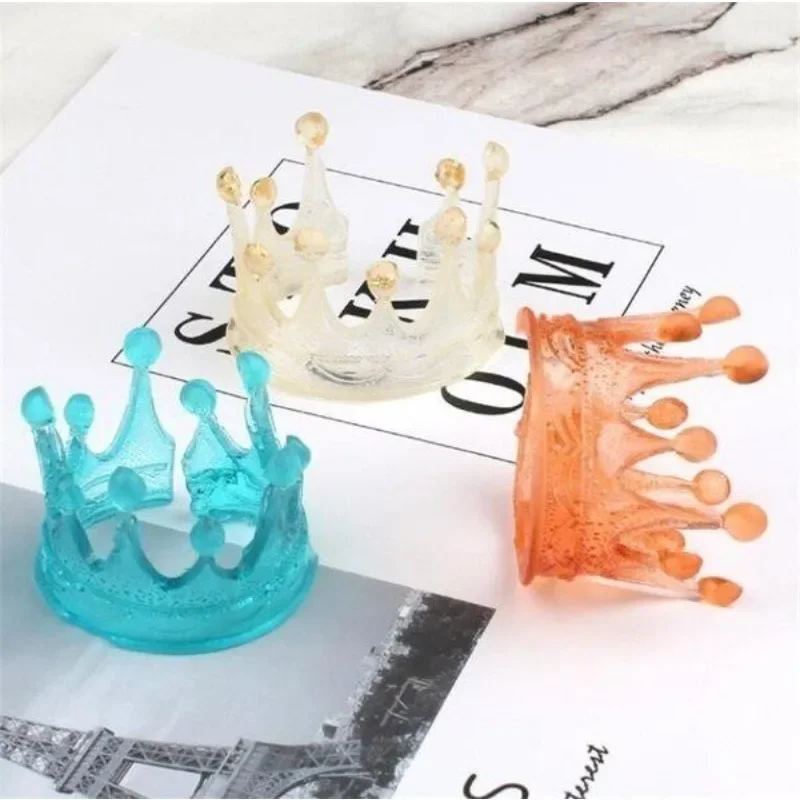 1 Pcs 3D Crown Shape Silicone Mold Cupcake Gumpaste Mould DIY Cake Decorating Tool For Dessert Baking Party Craft Supplies